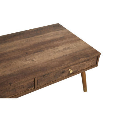 Frida Wood Veneer Coffee Table with 2 Drawers