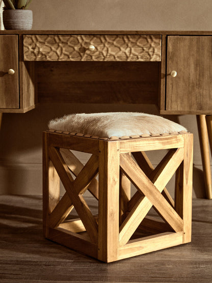 Frida Wood Veneer Desk with Storage