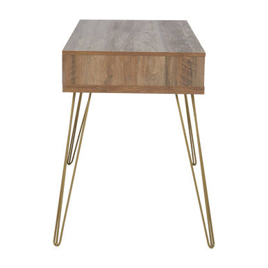 Flori Three Drawer Desk