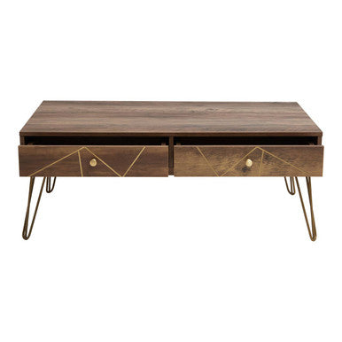 Flori Coffee Table with 2 Drawers