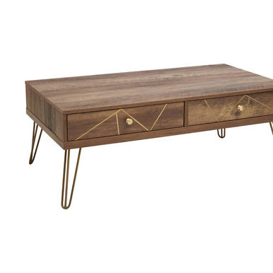 Flori Coffee Table with 2 Drawers