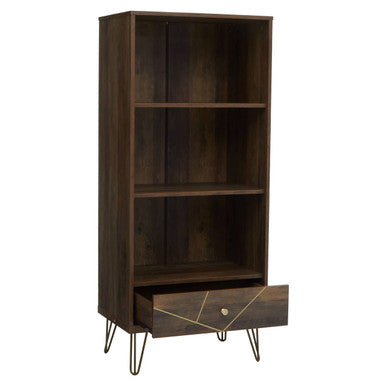 Flori 3 Tier Shelving Unit with Drawer