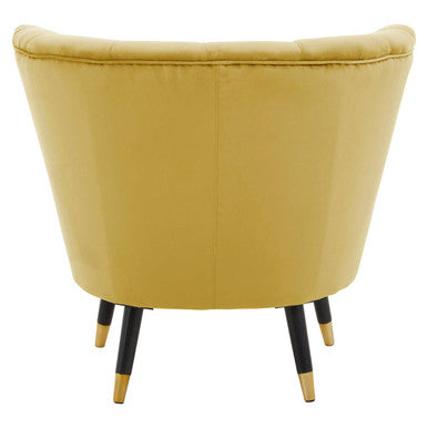 Loretta Pistachio Velvet Shell Accent Chair