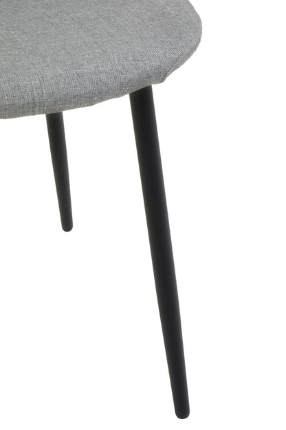 Salford Mink Fabric Dining Chair