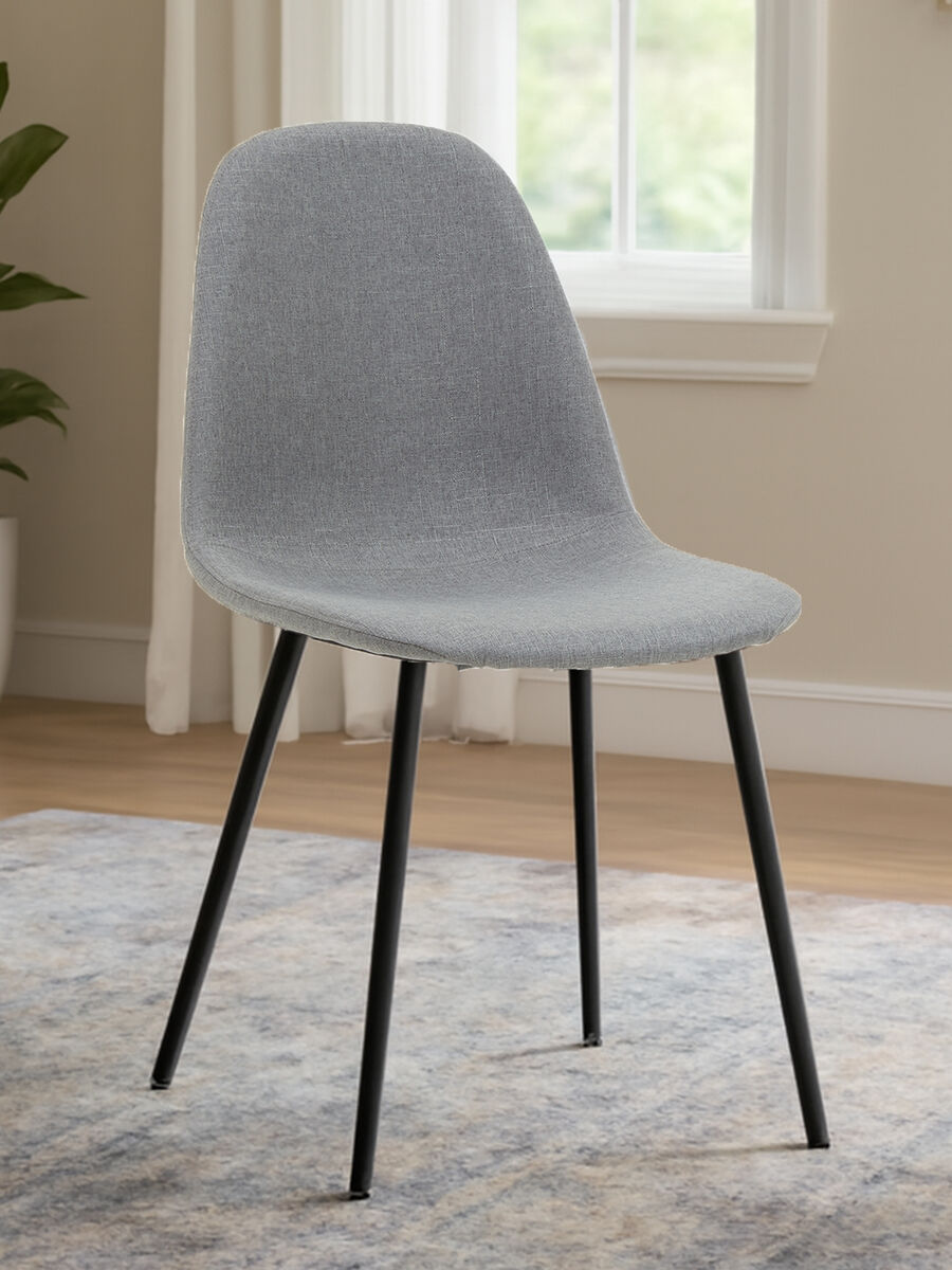 Salford Mink Fabric Dining Chair