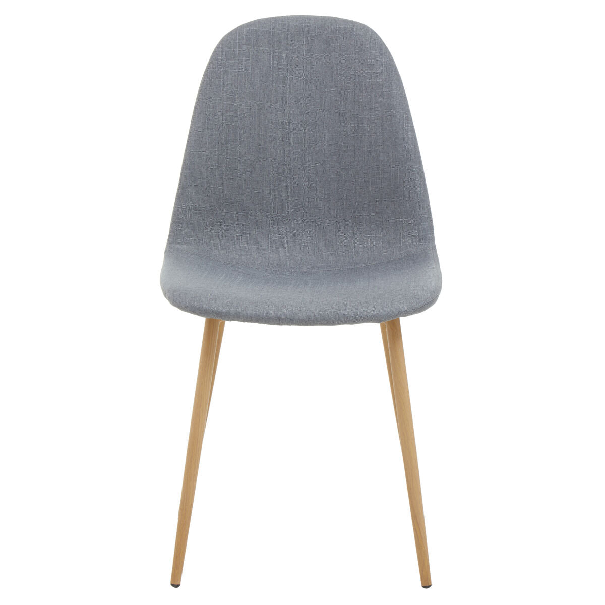 Salford Grey Dining Chair With Wood Effect Legs