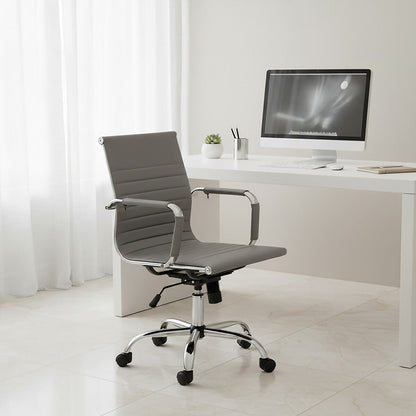 Brent Grey Low Back Home Office Chair