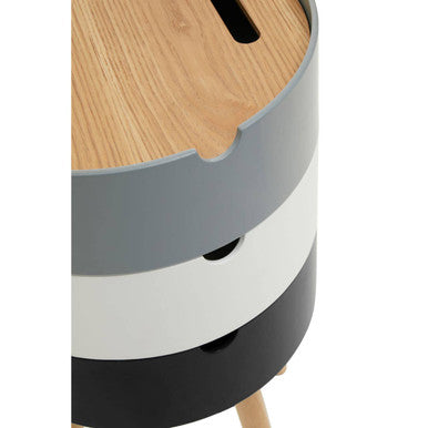 Viborg Three Tier Storage Side Table