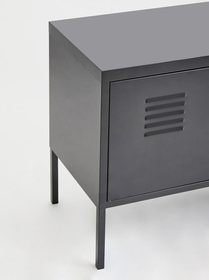 Academy Two Door Grey Locker Cabinet