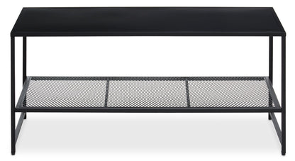 Acero Black Metal Coffee Table