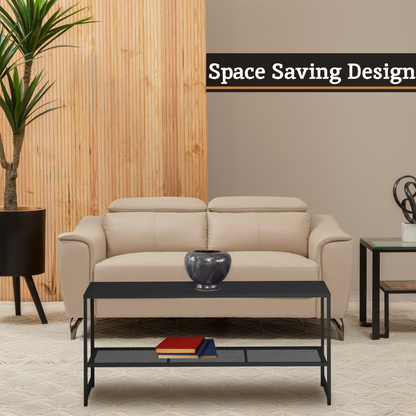 Acero Black Metal Coffee Table