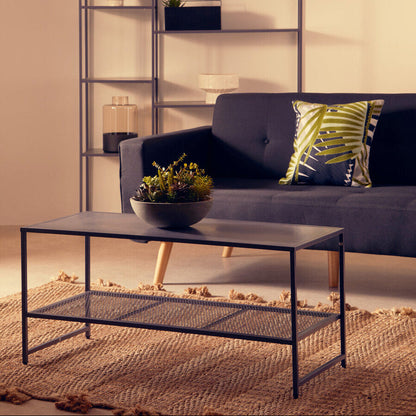 Acero Grey Metal Coffee Table