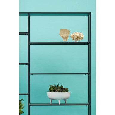 Acero Black Metal Shelf Unit