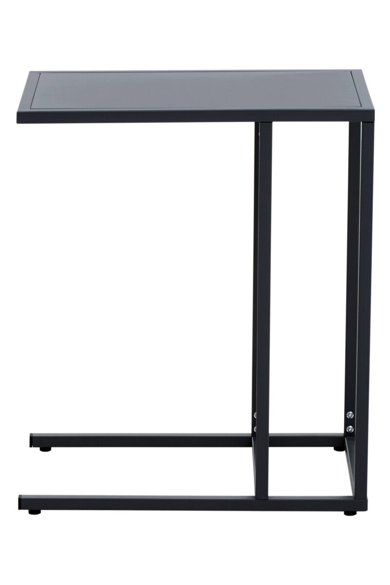 Acero Black Metal Side Table
