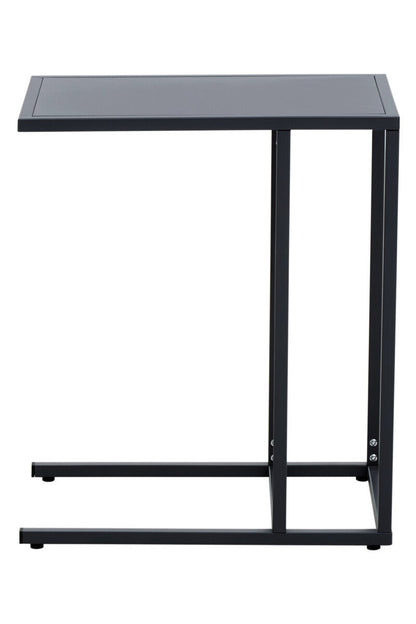 Acero Black Metal Side Table