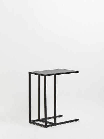 Acero Black Metal Side Table