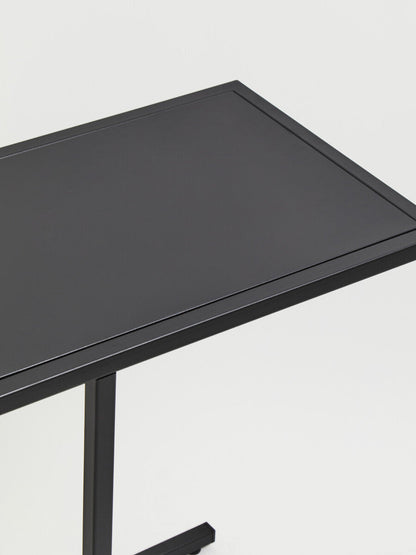 Acero Black Metal Side Table