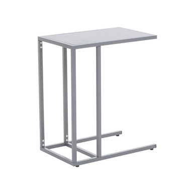 Acero Grey Metal Side Table