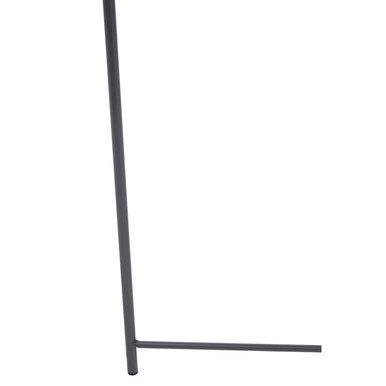 Acero Grey Metal Round Side Table