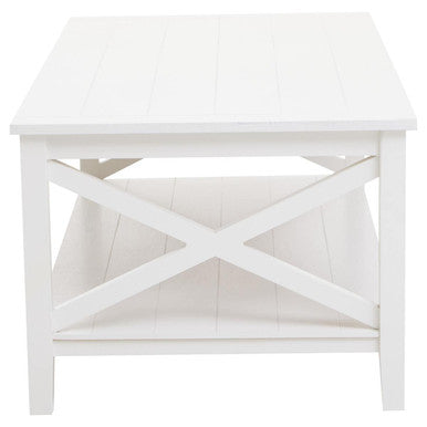 Heritage White Rectangular Coffee Table