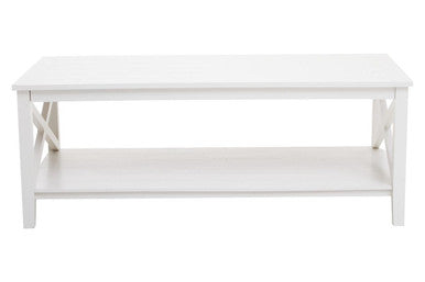 Heritage White Rectangular Coffee Table