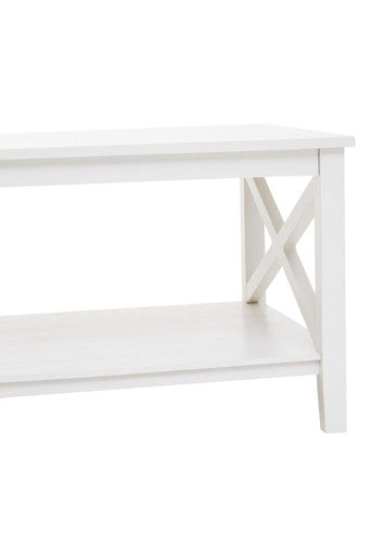 Heritage White Rectangular Coffee Table