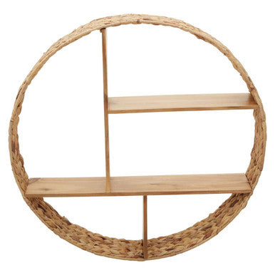 Arles Water Hyacinth Wall Shelf