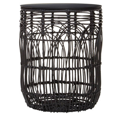 Arles Round Rattan Table