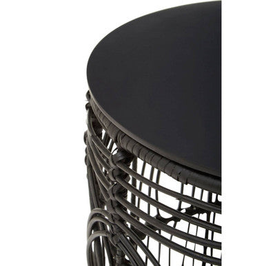 Arles Round Rattan Table