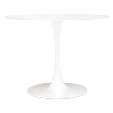 Laila White Small Round Dining Table