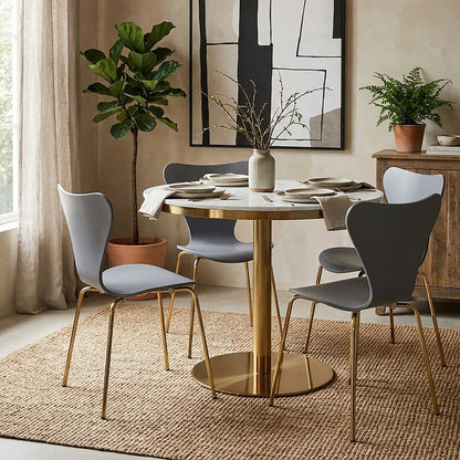 Dining Chair with Grey Seat | Laila
