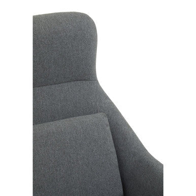 Stockholm Grey Fabric Chair