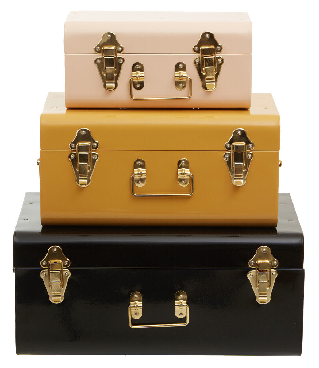 Set of Three Assorted Storage Trunks | Parley