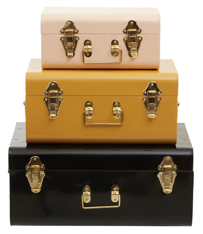 Set of Three Assorted Storage Trunks | Parley