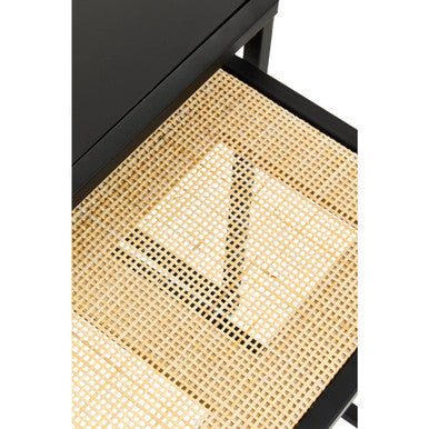 Depok Rattan And Metal Nest Of Two Tables