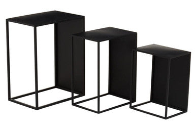 Avento Set Of Three Rectangular Nesting Tables