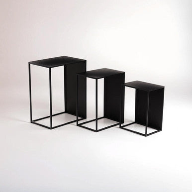 Avento Set Of Three Rectangular Nesting Tables