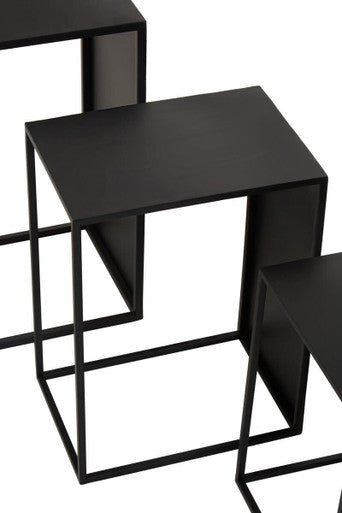 Avento Set Of Three Rectangular Nesting Tables