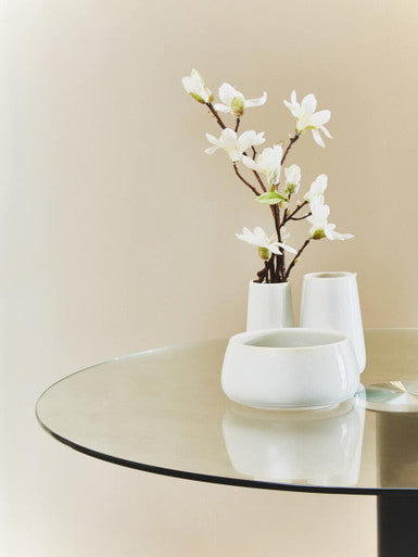 Metropolitan Round Matt Black Dining Table