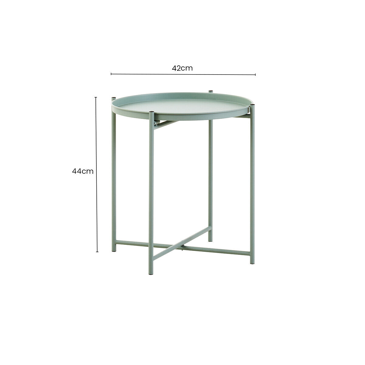Trosa Green Iron Side Table