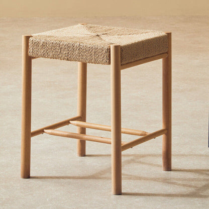 Bandar Natural Rope and Beechwood Stool