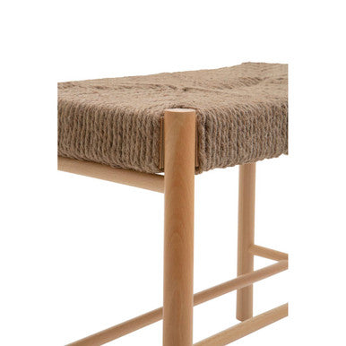 Bandar Natural Rope Weave Small Bench