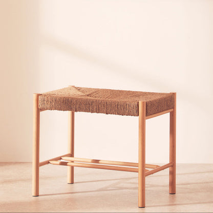 Bandar Natural Rope Weave Small Bench