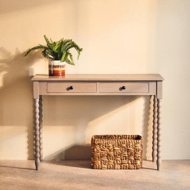 Heritage Two Drawer Desk with Natural Wash