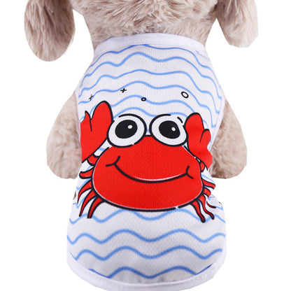 Fake Strap Pet Spring Summer Cotton Clothes