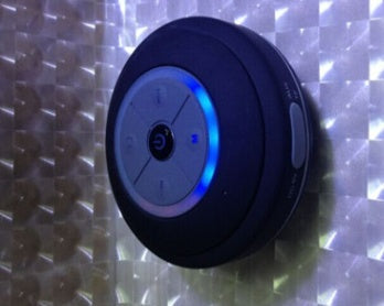 Waterproof Bluetooth Speaker - Portable Mini LED Shower Speaker with Suction Cup | 5-Hour Playtime