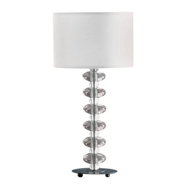 Bobi Bobble White Fabric Shade Lamp