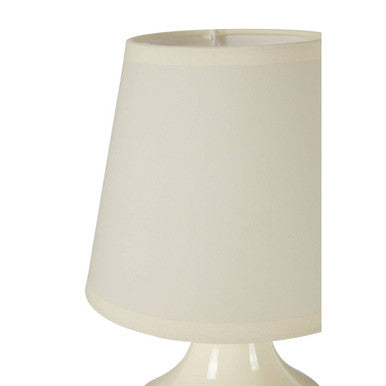 Globo Set Of Two Cream Ceramic Table Lamps