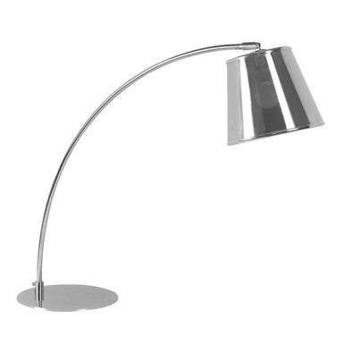 Sison Chrome Table Lamp with PVC Shade