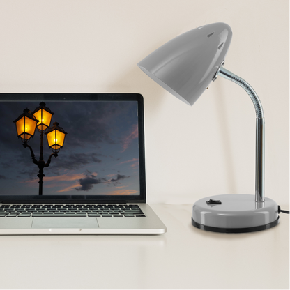 Flexi Grey Desk Lamp